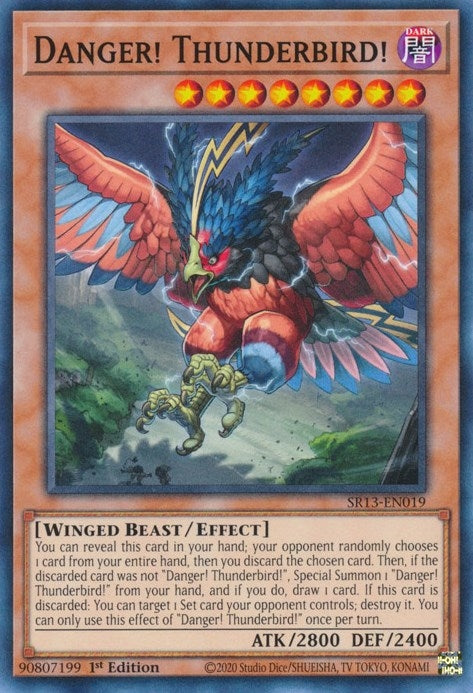 Image for Danger! Thunderbird! (Structure Deck: Dark World) (SR13-EN019) - YuGiOh