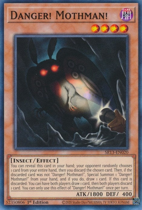 Image for Danger! Mothman! (Structure Deck: Dark World) (SR13-EN020) - YuGiOh