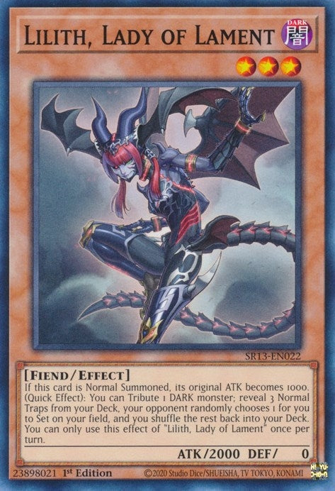 Image for Lilith, Lady of Lament (Structure Deck: Dark World) (SR13-EN022) - YuGiOh