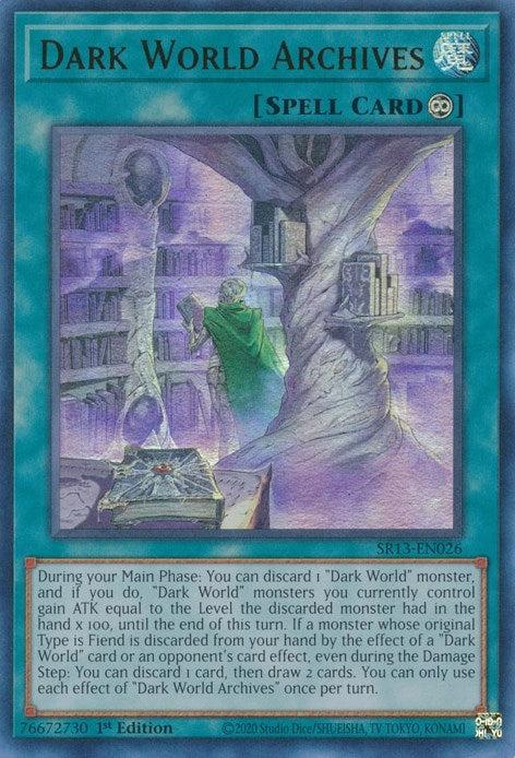 Image for Dark World Archives (Structure Deck: Dark World) (SR13-EN026) - YuGiOh