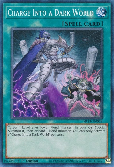 Image for Charge Into a Dark World (Structure Deck: Dark World) (SR13-EN028) - YuGiOh