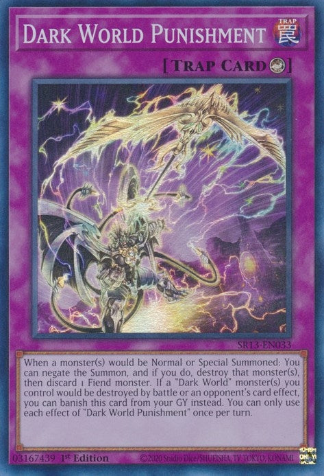 Image for Dark World Punishment (Structure Deck: Dark World) (SR13-EN033) - YuGiOh