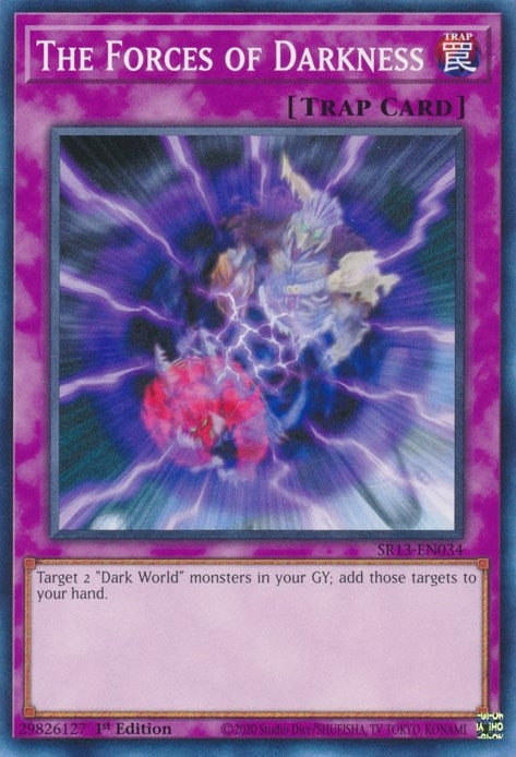 Image for The Forces of Darkness (Structure Deck: Dark World) (SR13-EN034) - YuGiOh