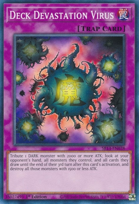 Image for Deck Devastation Virus (Structure Deck: Dark World) (SR13-EN038) - YuGiOh