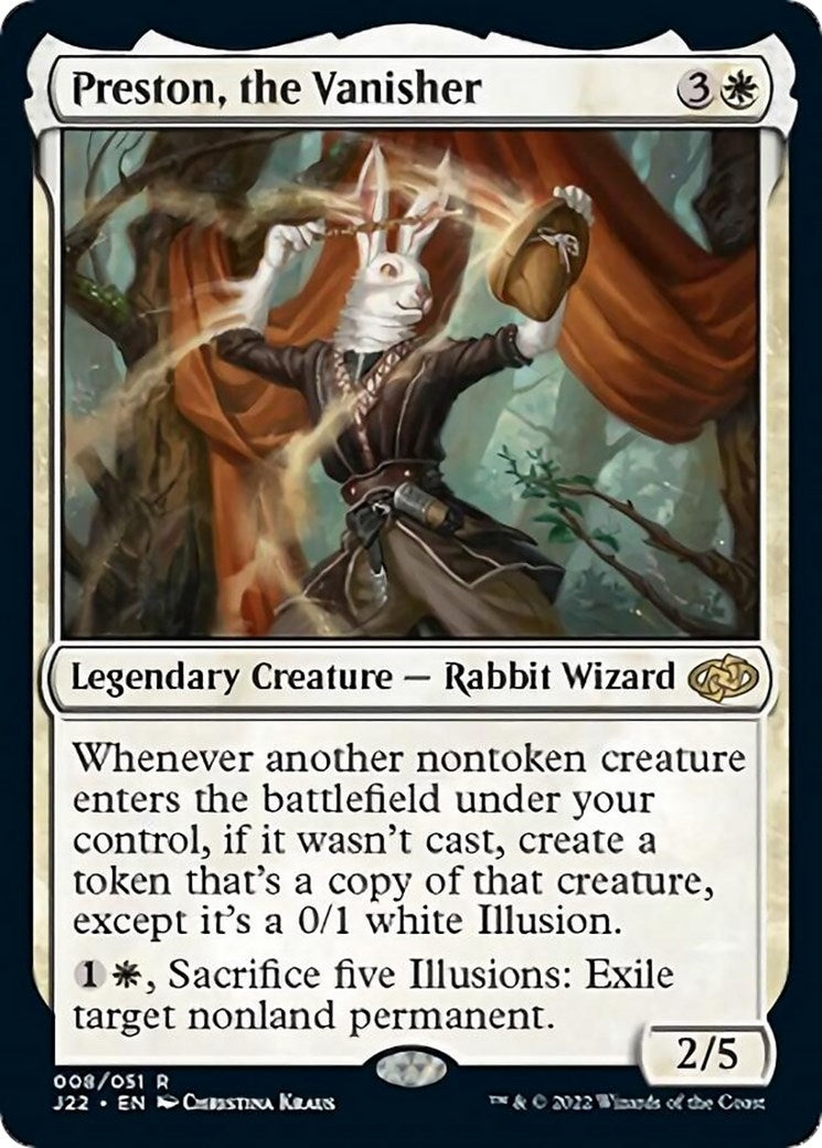 Image for Preston, the Vanisher (Jumpstart 2022) (8) - Magic: The Gathering