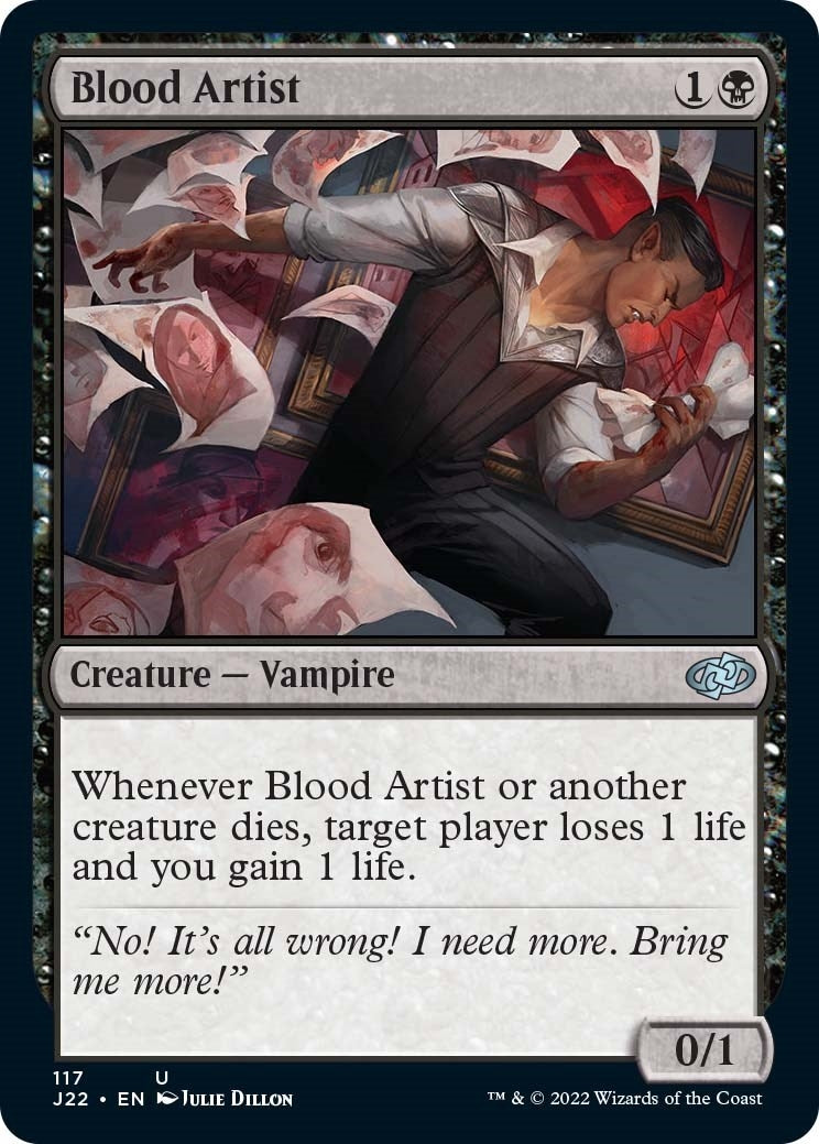 Image for Blood Artist (Jumpstart 2022) (117) - Magic: The Gathering