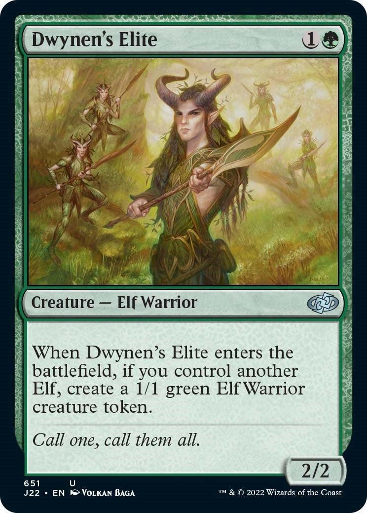 Image for Dwynen's Elite (Jumpstart 2022) (651) - Magic: The Gathering