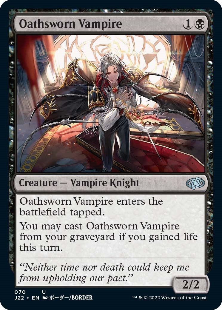 Image for Oathsworn Vampire (Jumpstart 2022) (70) - Magic: The Gathering