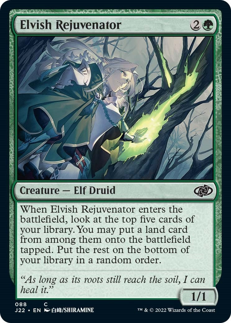Image for Elvish Rejuvenator (Jumpstart 2022) (88) - Magic: The Gathering
