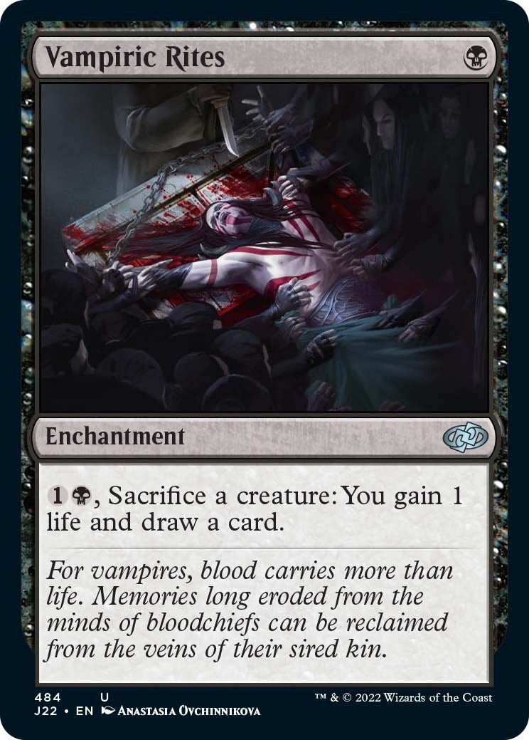 Image for Vampiric Rites (Jumpstart 2022) (484) - Magic: The Gathering