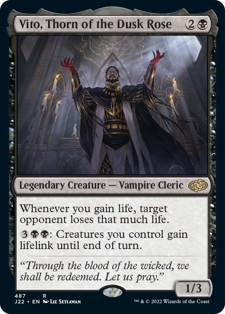 Image for Vito, Thorn of the Dusk Rose (Jumpstart 2022) (487) - Magic: The Gathering