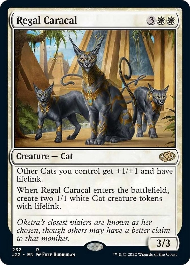 Image for Regal Caracal (Jumpstart 2022) (232) - Magic: The Gathering