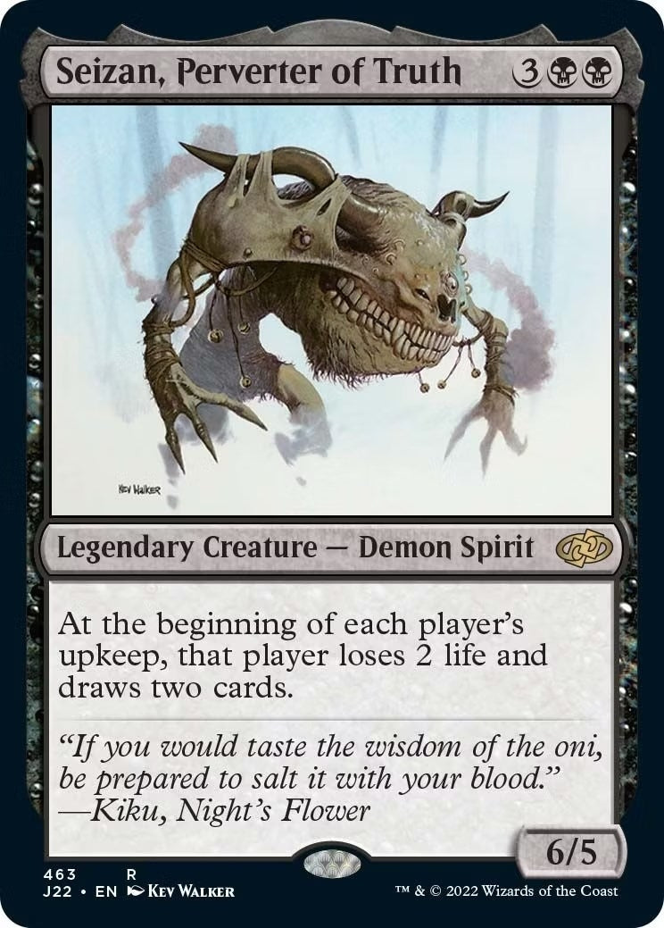 Image for Seizan, Perverter of Truth (Jumpstart 2022) (463) - Magic: The Gathering
