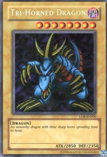 Image for Tri-Horned Dragon (LOB-EN000) (Legend of Blue Eyes White Dragon (Worldwide English)) (LOB-EN000) - YuGiOh