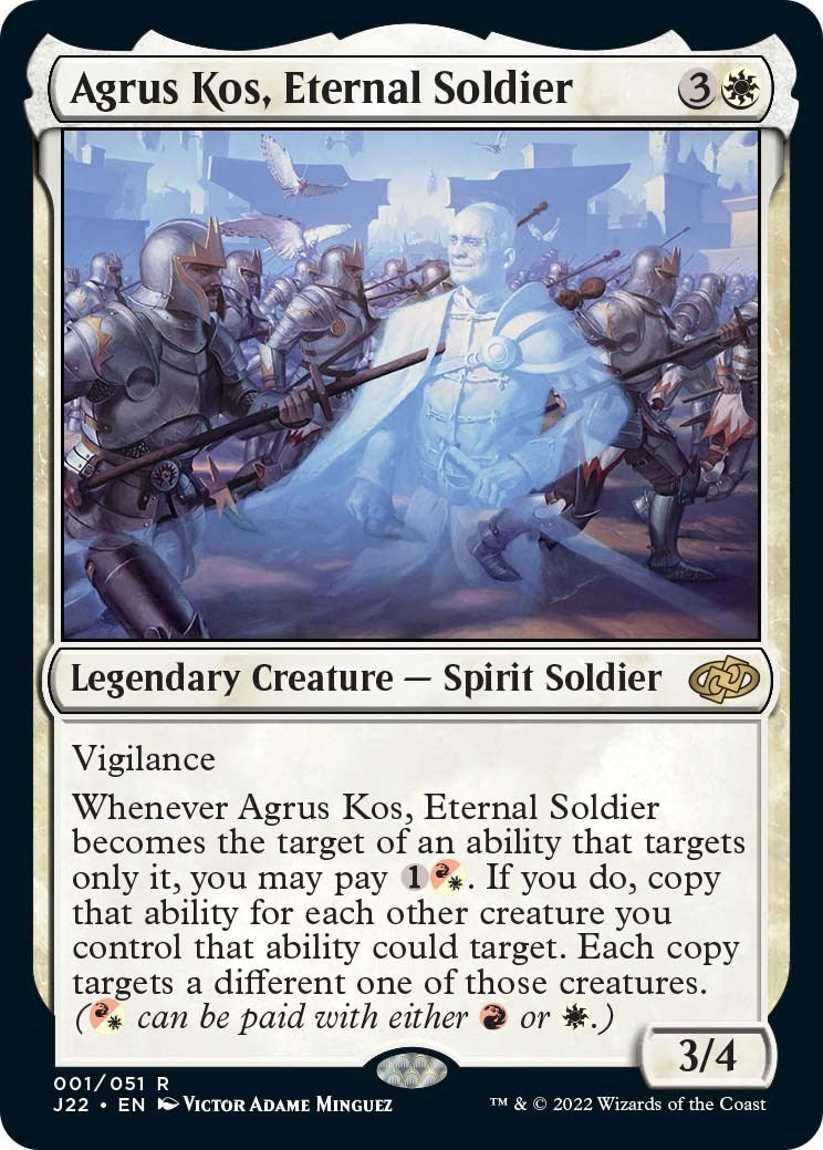 Image for Agrus Kos, Eternal Soldier (Jumpstart 2022) (1) - Magic: The Gathering