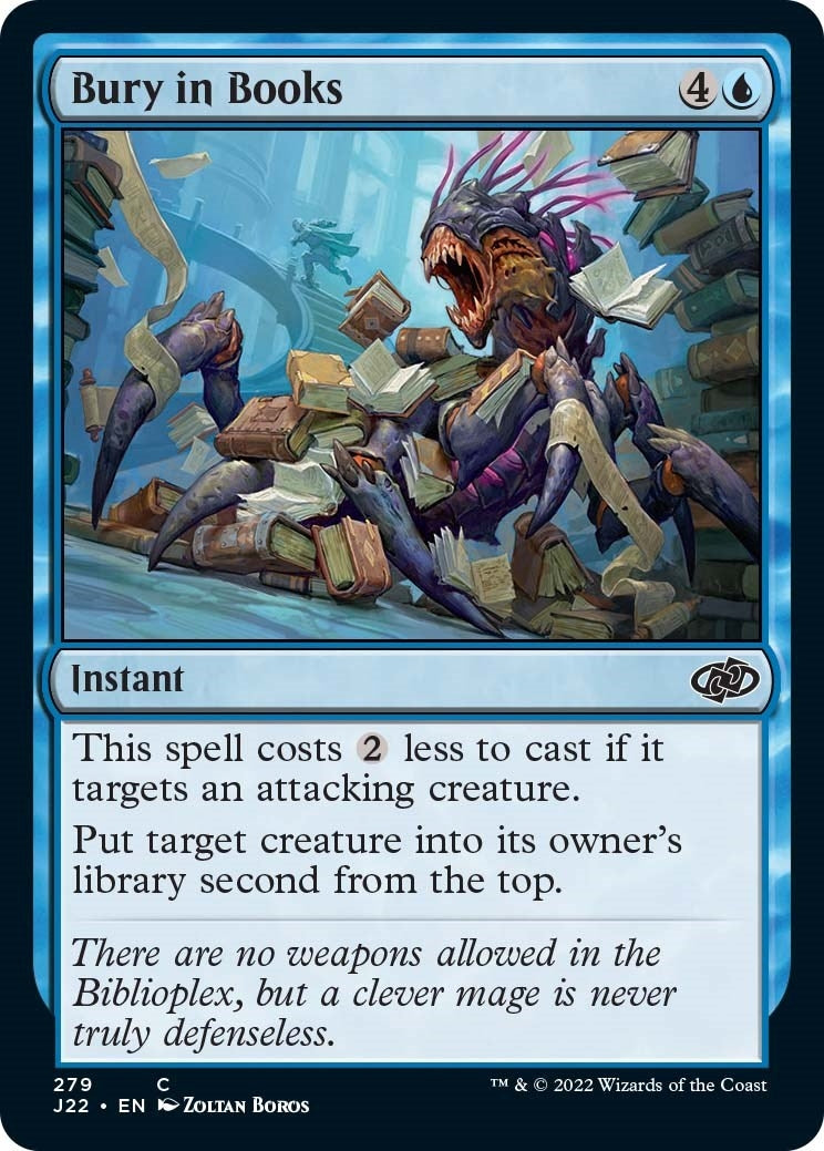 Image for Bury in Books (Jumpstart 2022) (279) - Magic: The Gathering
