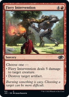 Image for Fiery Intervention (Jumpstart 2022) (531) - Magic: The Gathering