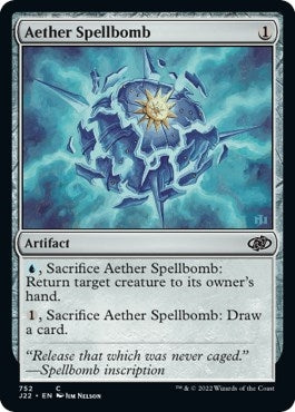 Image for Aether Spellbomb (Jumpstart 2022) (752) - Magic: The Gathering