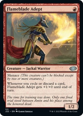 Image for Flameblade Adept (Jumpstart 2022) (131) - Magic: The Gathering