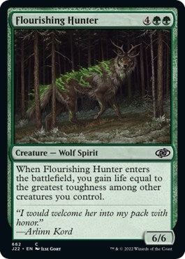 Image for Flourishing Hunter (Jumpstart 2022) (662) - Magic: The Gathering