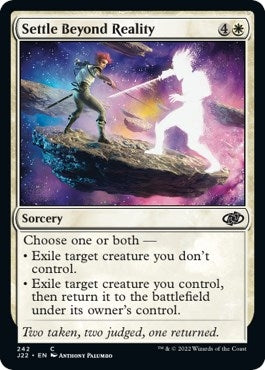 Image for Settle Beyond Reality (Jumpstart 2022) (242) - Magic: The Gathering