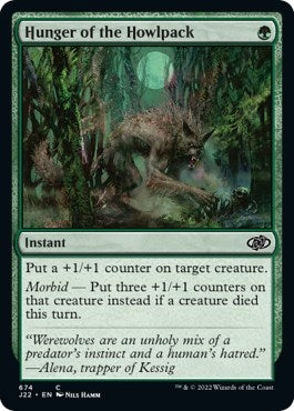 Image for Hunger of the Howlpack (Jumpstart 2022) (674) - Magic: The Gathering