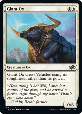 Image for Giant Ox (Jumpstart 2022) (188) - Magic: The Gathering