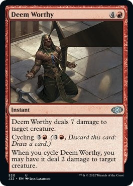 Image for Deem Worthy (Jumpstart 2022) (520) - Magic: The Gathering