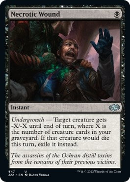 Image for Necrotic Wound (Jumpstart 2022) (447) - Magic: The Gathering