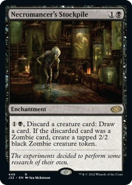Image for Necromancer's Stockpile (Jumpstart 2022) (446) - Magic: The Gathering