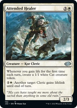 Image for Attended Healer (Jumpstart 2022) (152) - Magic: The Gathering