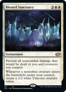 Image for Blessed Sanctuary (Jumpstart 2022) (157) - Magic: The Gathering