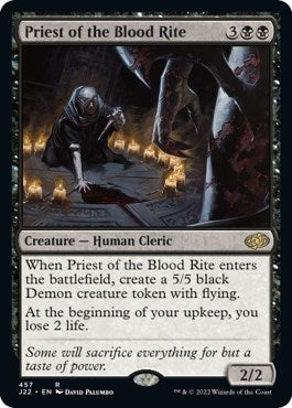 Image for Priest of the Blood Rite (Jumpstart 2022) (457) - Magic: The Gathering