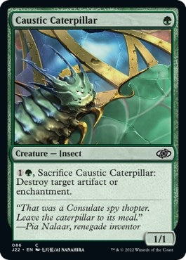 Image for Caustic Caterpillar (Jumpstart 2022) (86) - Magic: The Gathering