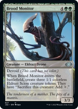 Image for Brood Monitor (Jumpstart 2022) (637) - Magic: The Gathering
