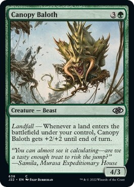 Image for Canopy Baloth (Jumpstart 2022) (638) - Magic: The Gathering