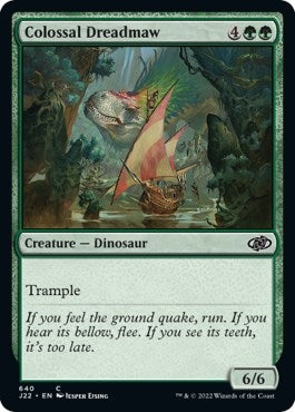 Image for Colossal Dreadmaw (Jumpstart 2022) (640) - Magic: The Gathering