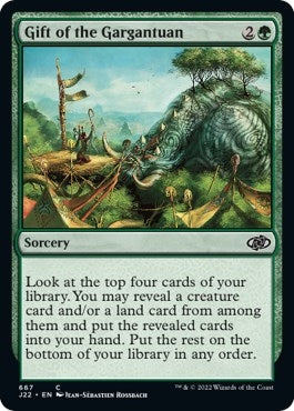 Image for Gift of the Gargantuan (Jumpstart 2022) (667) - Magic: The Gathering