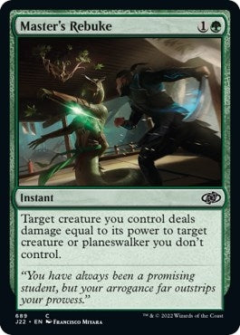 Image for Master's Rebuke (Jumpstart 2022) (689) - Magic: The Gathering