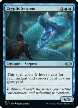 Image for Cryptic Serpent (Jumpstart 2022) (285) - Magic: The Gathering