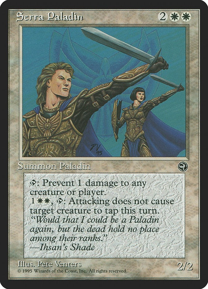 Image for Serra Paladin (Homelands) - Magic: The Gathering