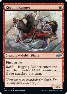 Image for Rigging Runner (Jumpstart 2022) (81) - Magic: The Gathering