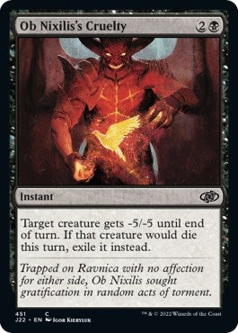 Image for Ob Nixilis's Cruelty (Jumpstart 2022) (451) - Magic: The Gathering