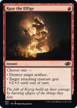 Image for Raze the Effigy (Jumpstart 2022) (586) - Magic: The Gathering