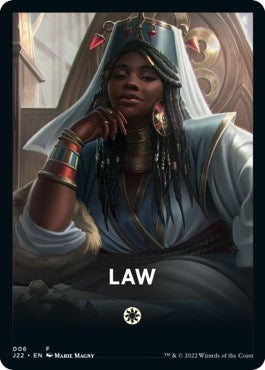 Image for Law Theme Card (Jumpstart 2022) (6) - Magic: The Gathering