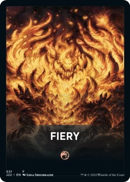 Image for Fiery Theme Card (Jumpstart 2022) (31) - Magic: The Gathering