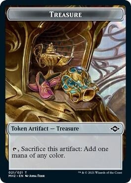 Image for Treasure // Insect Double-sided Token (Secret Lair) (Unique and Miscellaneous Promos) (21 // 18) - Magic: The Gathering
