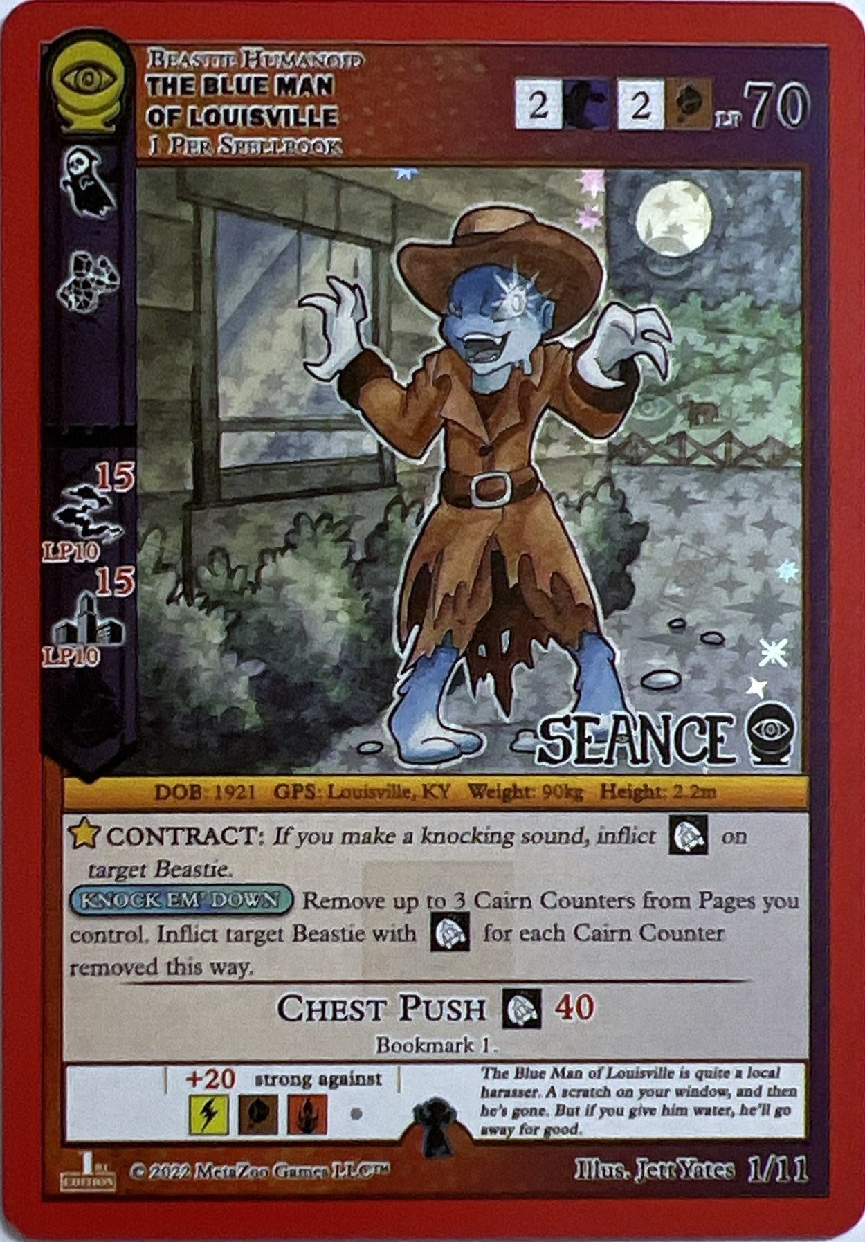 Image for The Blue Man of Louisville (Seance: First Edition Release Event Deck) (1/11) - MetaZoo