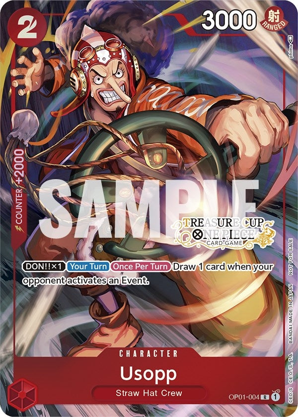Image for Usopp - OP01-004 (Treasure Cup) (One Piece Promotion Cards) (OP01-004) - One Piece Card Game