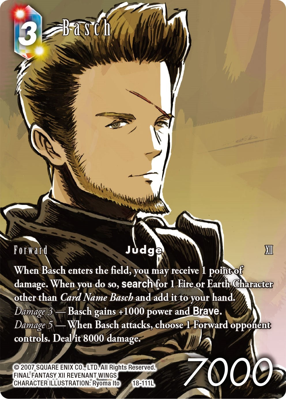 Image for Basch (Full Art) (Resurgence of Power) (18-111L) - Final Fantasy TCG